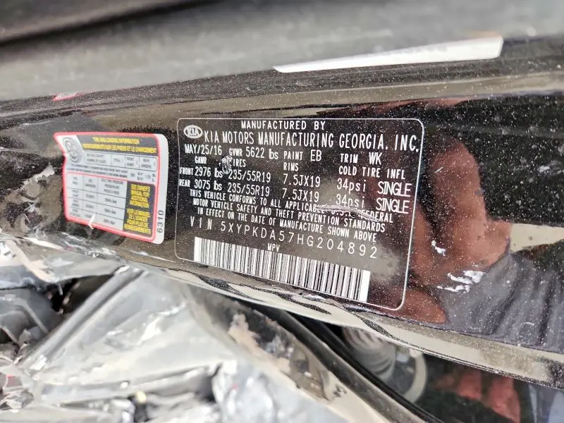 2017 KIA SORENTO SX V6  