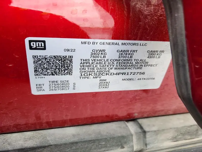 2023 GMC YUKON AT4  