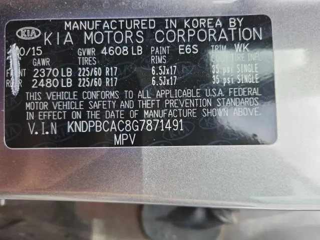 2016 KIA SPORTAGE LX  