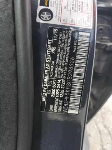 2016 MERCEDES-BENZ E 350  