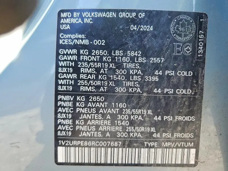 2024 VOLKSWAGEN ID.4 PRO  