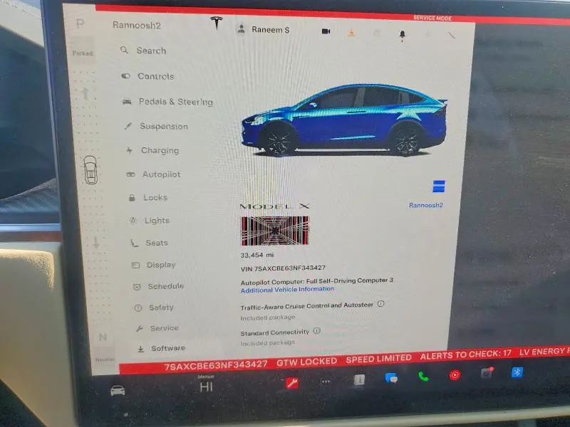 2022 TESLA MODEL X   