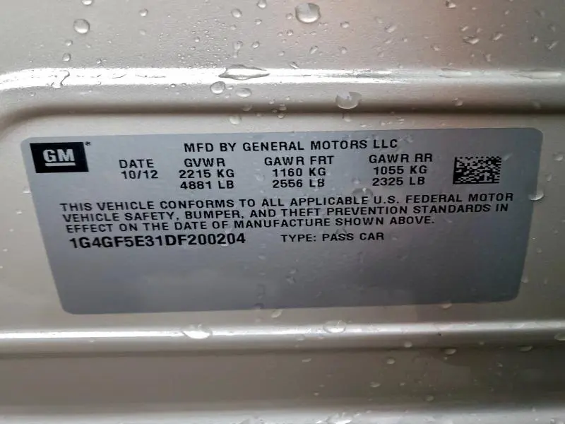 2013 BUICK LACROSSE PREMIUM  