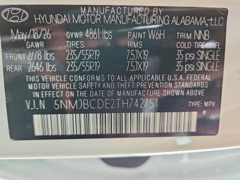 2026 HYUNDAI TUCSON SEL PLUS  