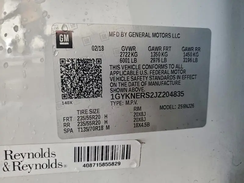 2018 CADILLAC XT5 PREMIUM LUXURY  