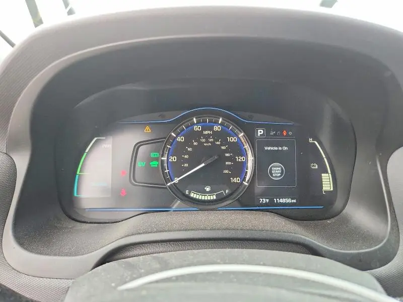 2017 HYUNDAI IONIQ BLUE  