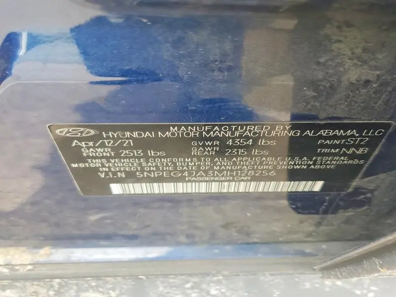 2021 HYUNDAI SONATA SE  