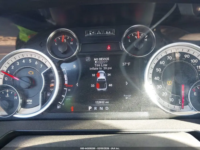 2017 RAM 1500 LONE STAR  4X4 5'7 BOX