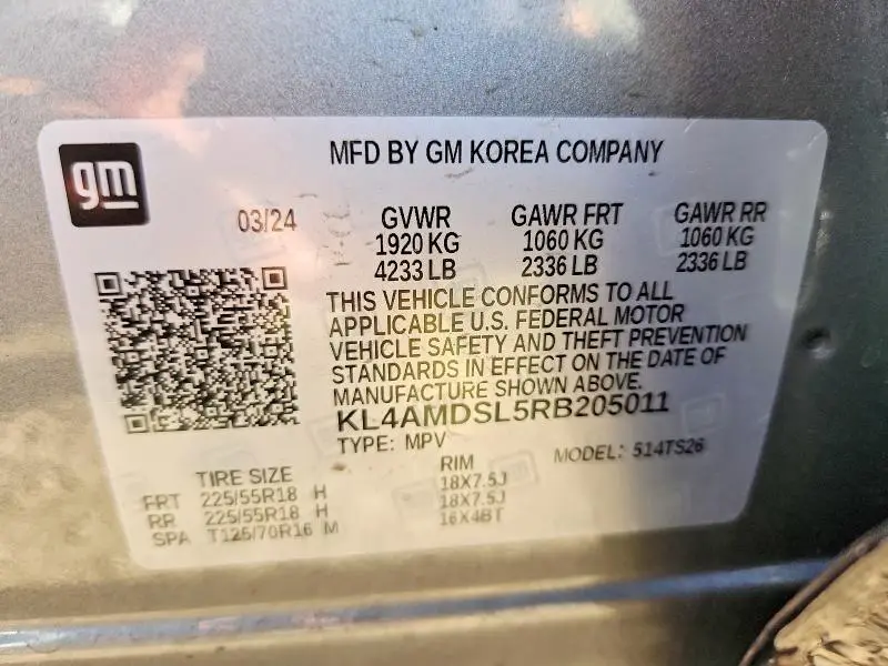 2024 BUICK ENCORE GX SPORT TOURING  