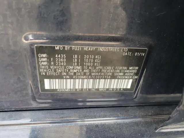 2014 SUBARU LEGACY 2.5I PREMIUM  