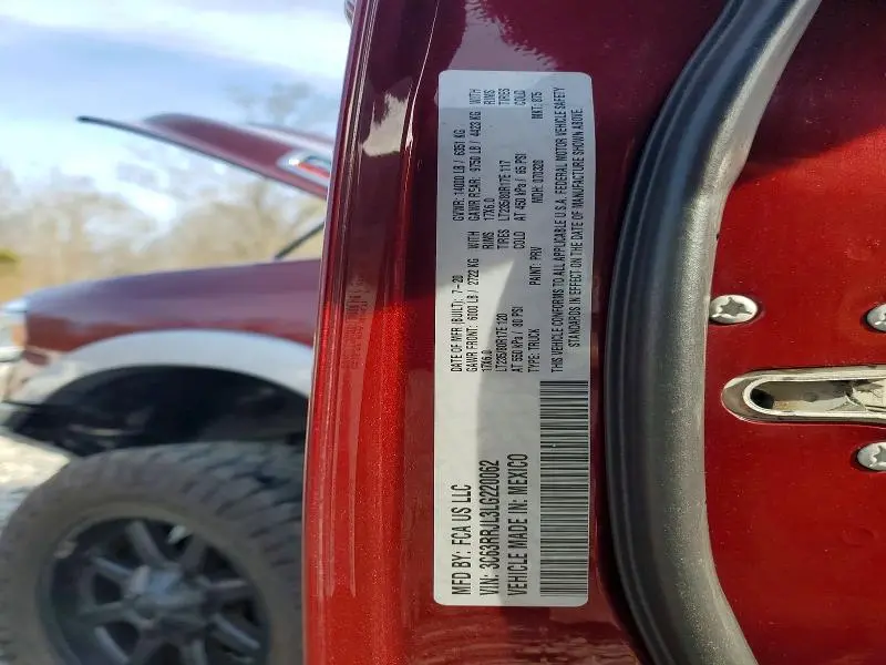 2020 RAM 3500 LARAMIE  