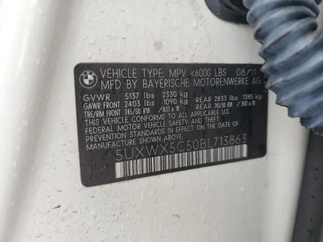2011 BMW X3 XDRIVE28I  