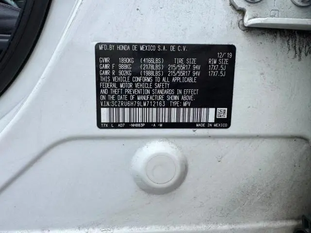 2020 HONDA HR-V EXL  