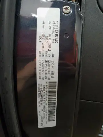 2019 CHRYSLER PACIFICA LIMITED  