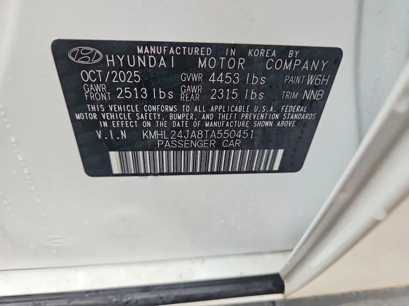 2026 HYUNDAI SONATA SE  