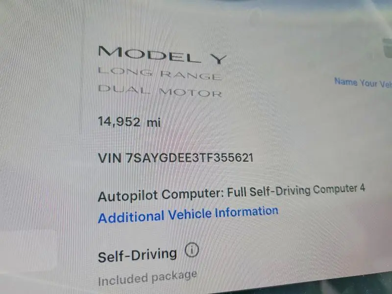2026 TESLA MODEL Y   