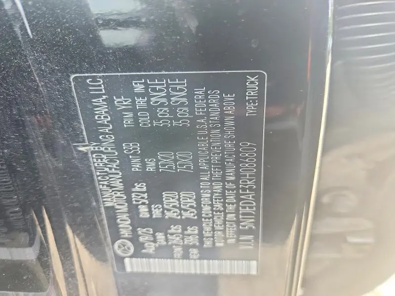 2024 HYUNDAI SANTA CRUZ LIMITED  