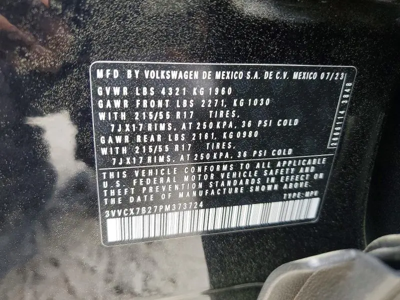 2023 VOLKSWAGEN TAOS S  