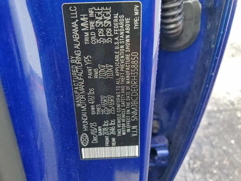 2024 HYUNDAI TUCSON SEL  