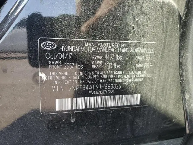 2018 HYUNDAI SONATA SPORT  