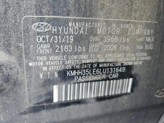 2020 HYUNDAI ELANTRA GT   