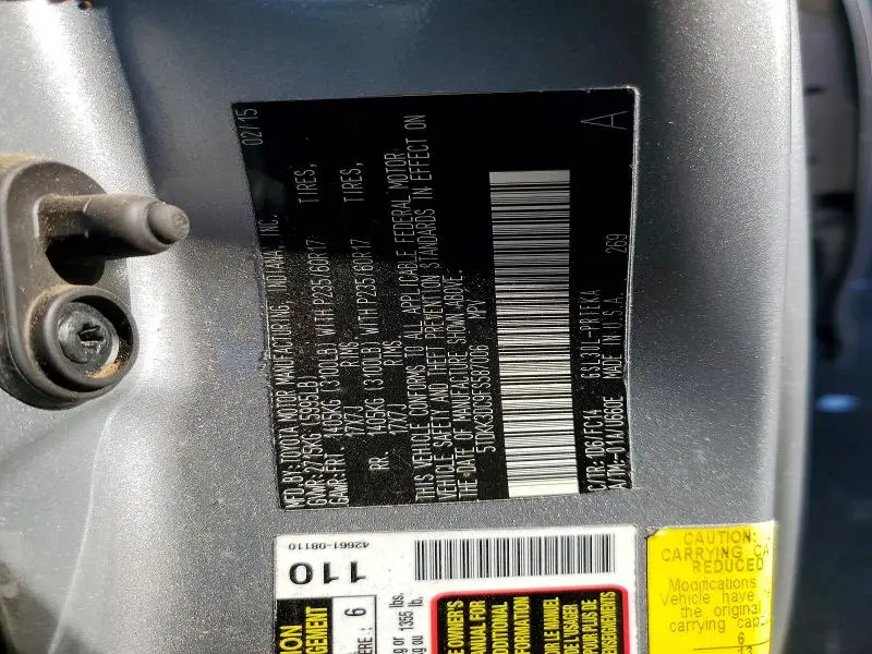 2015 TOYOTA SIENNA LE  