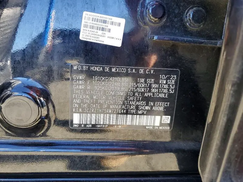 2024 HONDA HR-V EXL  