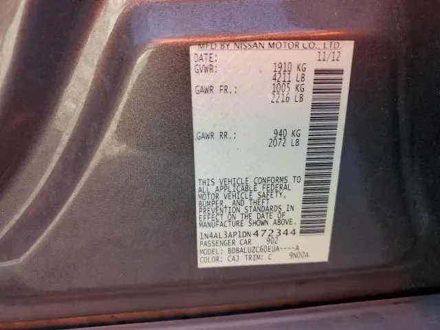 2013 NISSAN ALTIMA 2.5  