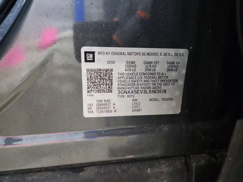 2020 CHEVROLET EQUINOX LS  