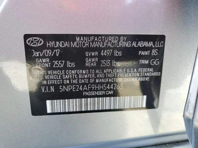 2017 HYUNDAI SONATA SE  