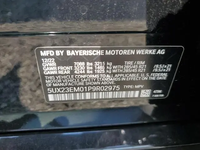 2023 BMW X7 XDRIVE40I  