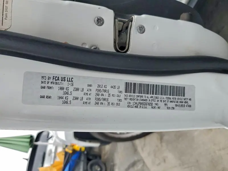 2016 JEEP PATRIOT SPORT  