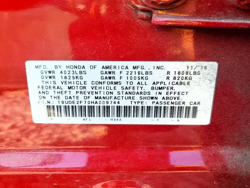 2017 ACURA ILX PREMIUM  