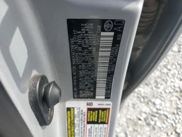 2017 TOYOTA COROLLA L  