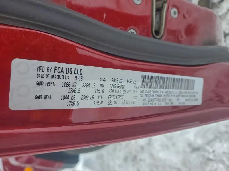 2017 JEEP PATRIOT LATITUDE  