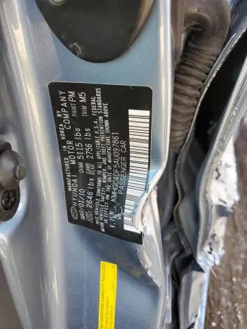 2010 HYUNDAI GENESIS 4.6L  