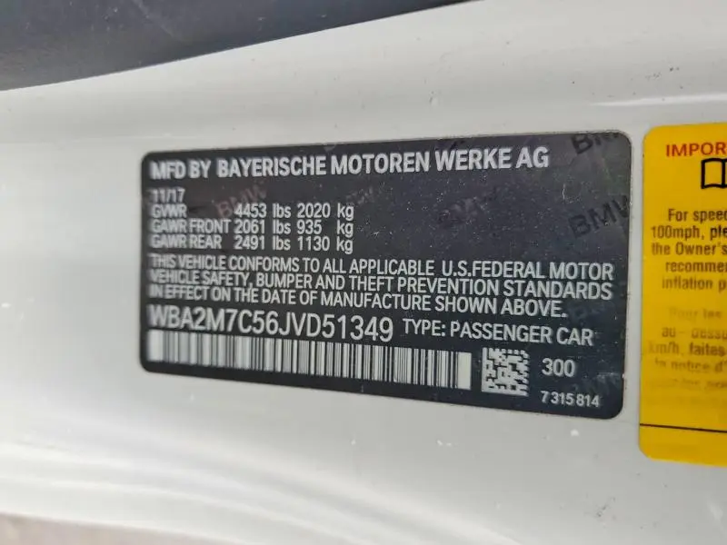 2018 BMW 230I   