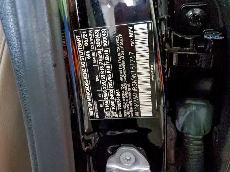 2021 MERCEDES-BENZ GLB 250 4MATIC  