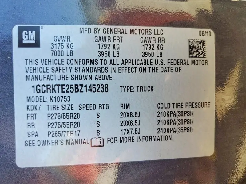 2011 CHEVROLET SILVERADO K1500 LTZ  