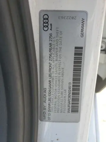 2014 AUDI A6 PREMIUM PLUS  