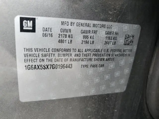 2016 CADILLAC CTS LUXURY COLLECTION  