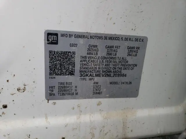 2022 GMC TERRAIN SLE  