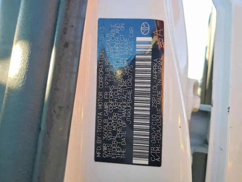 2014 TOYOTA SCION XD   