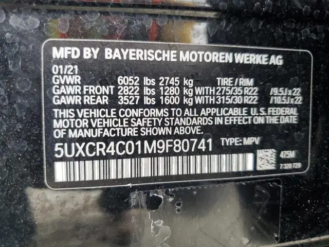 2021 BMW X5 SDRIVE 40I  