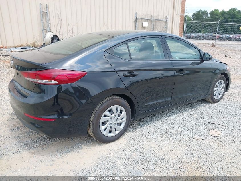 2018 HYUNDAI ELANTRA SE