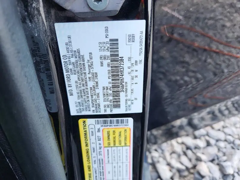 2017 FORD FUSION SE  