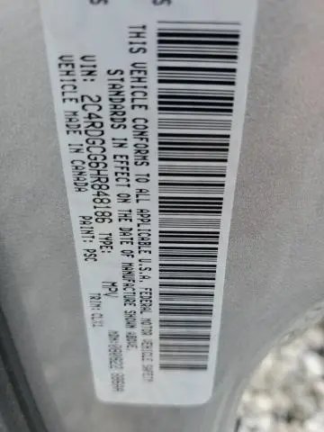 2017 DODGE GRAND CARAVAN SXT  