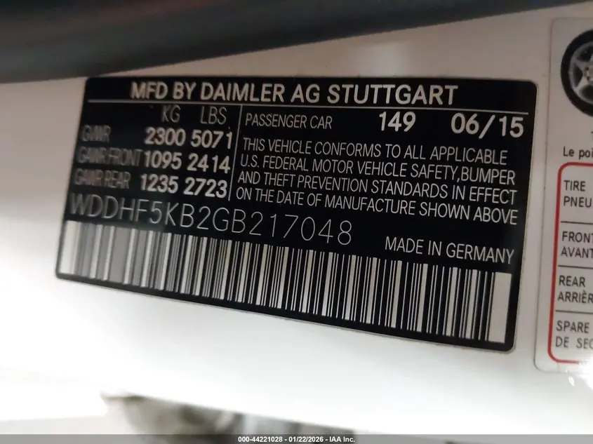 2016 MERCEDES-BENZ E 350  