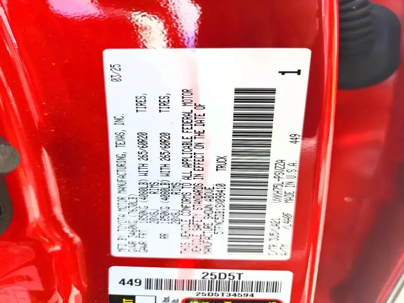 2025 TOYOTA TUNDRA PLATINUM HV  