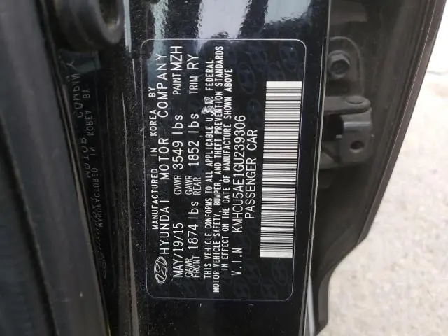 2016 HYUNDAI ACCENT SPORT
